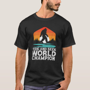 Hide and Seek World Champion Funny Bigfoot 2020 T-Shirt