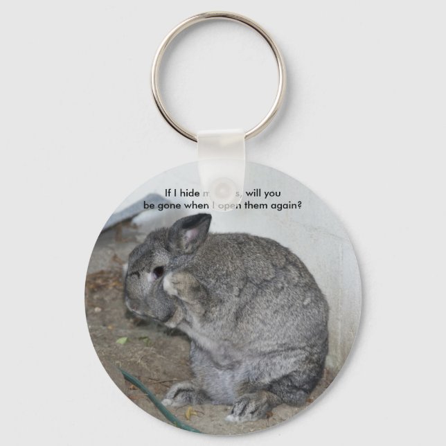 Hide My Eyes Key Ring (Front)