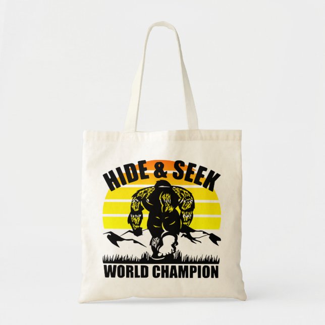 Hide & Seek World Champion Bigfoot  # Tote Bag (Front)