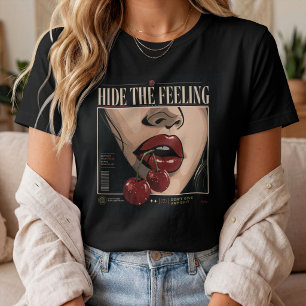 Hide the Feeling – Vintage Cherry T-Shirt