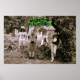 Hideous Mangleus Vintage Photo '89 Poster
