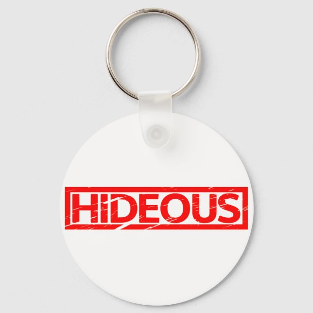Hideous Stamp Key Ring (Front)