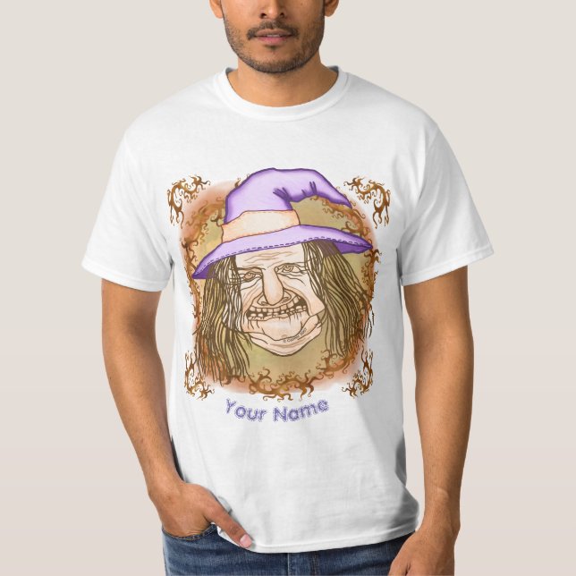 Hideous Ugly Witch  custom t-shirts (Front)