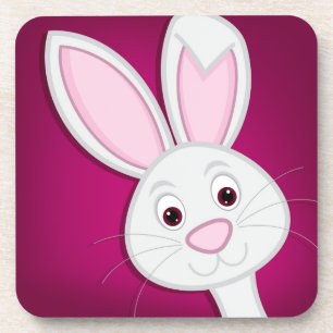 Hiding Easter Bunny Coaster