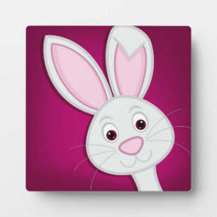 Hiding Easter Bunny Plaque