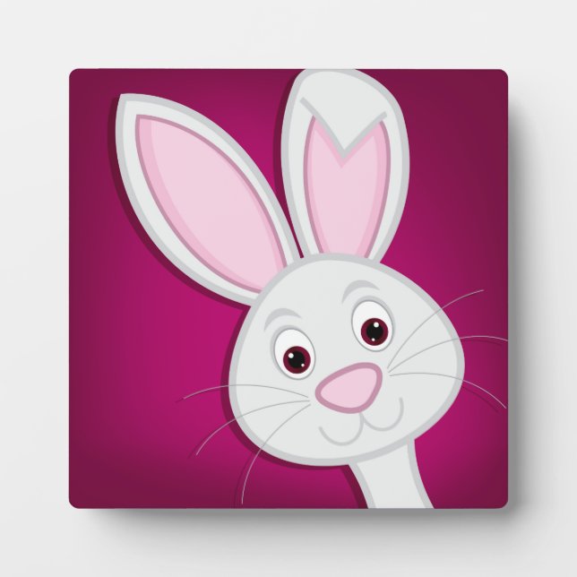Hiding Easter Bunny Plaque (Front)