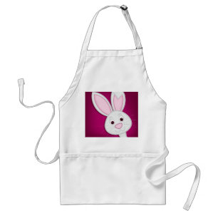 Hiding Easter Bunny Standard Apron