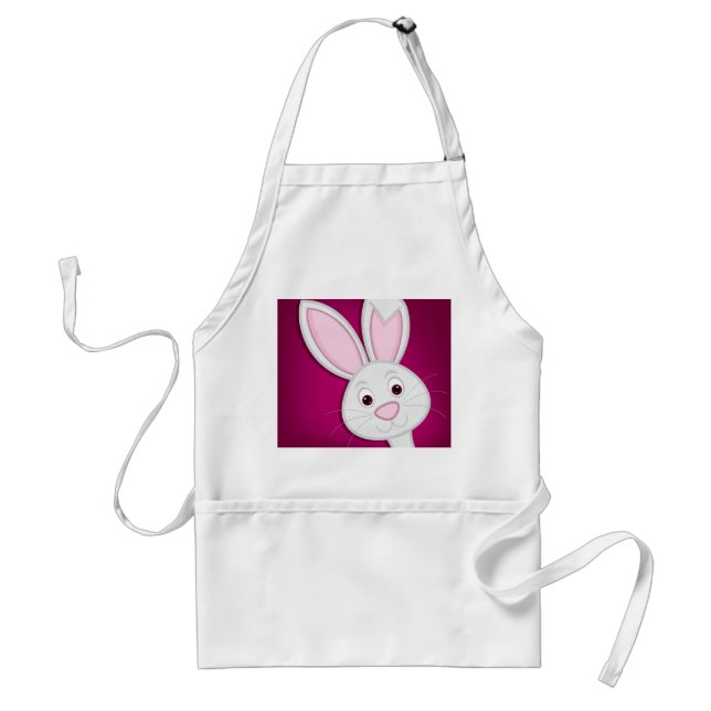 Hiding Easter Bunny Standard Apron (Front)