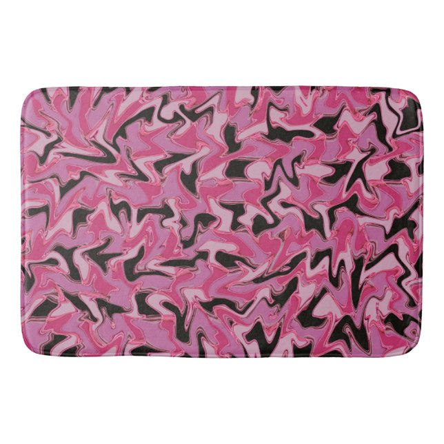 Hiding Flamingo..... Bath Mat (Front)