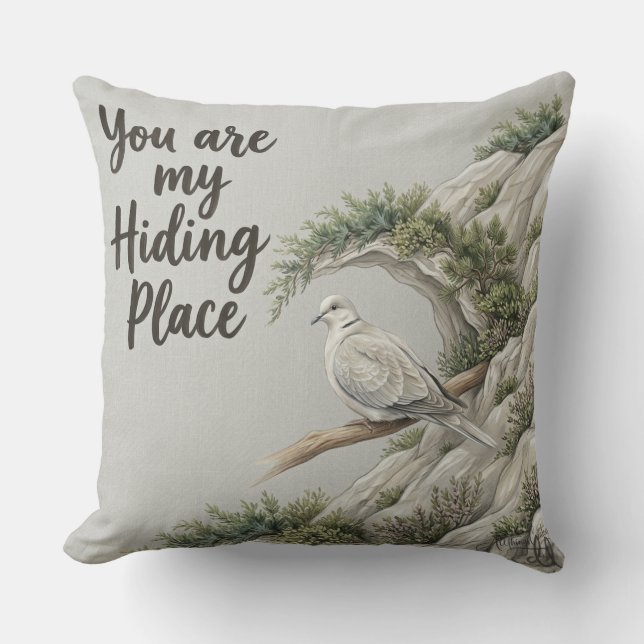  Hiding Place - Psalm 32:7 Cushion (Front)
