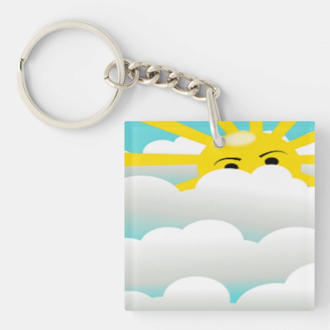 HIDING SUN KEY RING (Front)