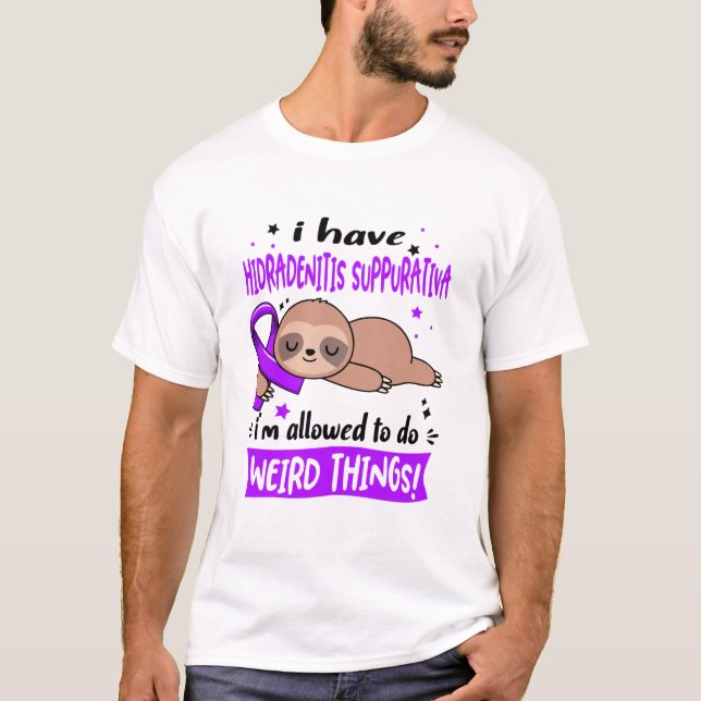 Hidradenitis Suppurativa Awareness Month Ribbon Gi T-Shirt (Front)