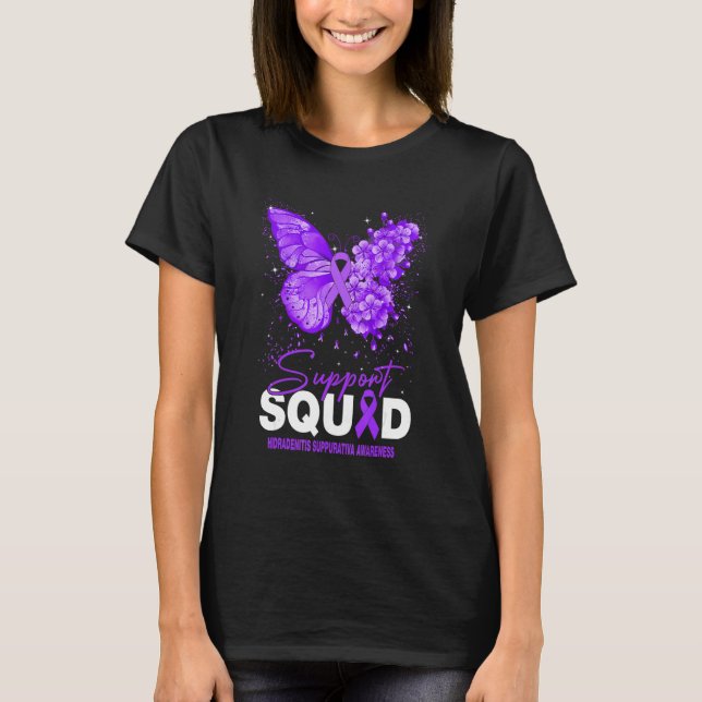 Hidradenitis Suppurativa Awareness Support Squad B T-Shirt (Front)