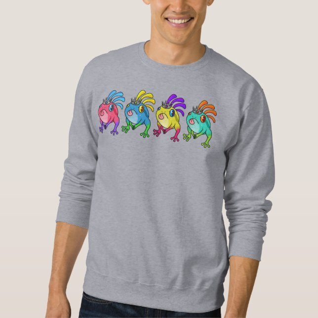 Hierarchy Multicolor Frog Sweatshirt (Front)