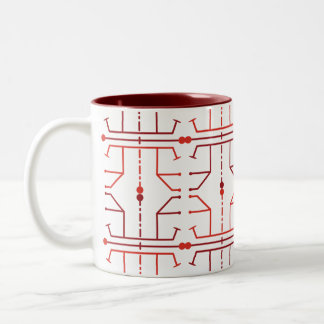 Hieroglyph Abstract Pattern Mug