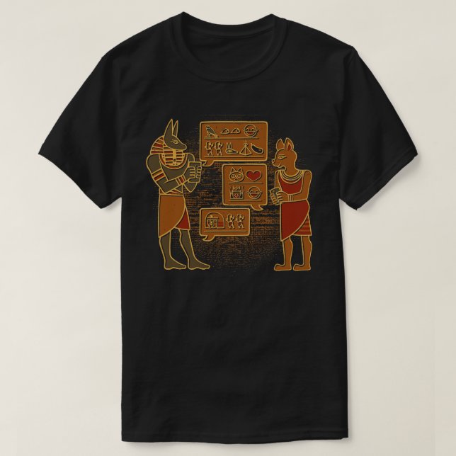 Hieroglyph Chat App by Tobe Fonseca T-Shirt (Design Front)