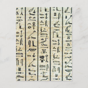 Hieroglyph Postcard