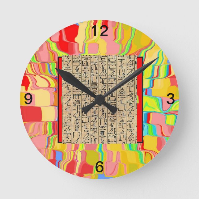 Hieroglyphics Clock (Front)