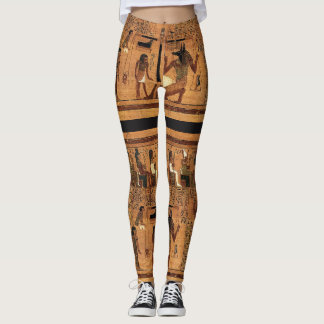 Hieroglyphics Papyrus Ancient Egyptian Leggings