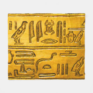 Hieroglyphs20141037 Fleece Blanket