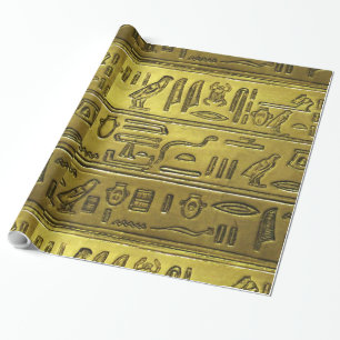 Hieroglyphs 2014-1021 wrapping paper