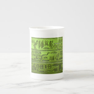 Hieroglyphs 2014-1022 bone china mug