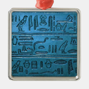 Hieroglyphs 2014-1026Q.jpg Metal Tree Decoration
