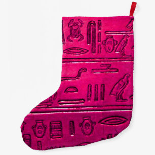 Hieroglyphs_2014_1052 Large Christmas Stocking