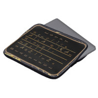 Hieroglyphs Beautiful Egypt black and gold frame