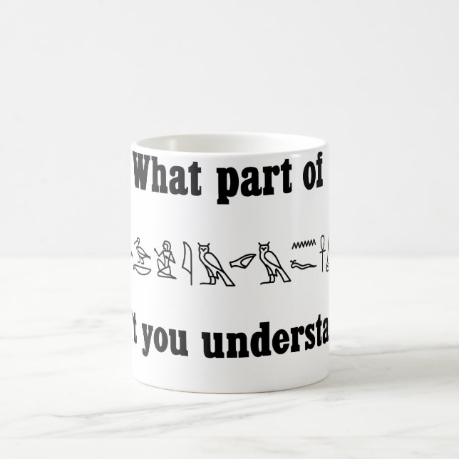 Hieroglyphs Mug (Center)