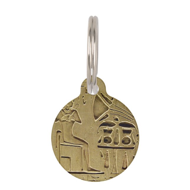 Hieroglyphs Pet Tag (Front)