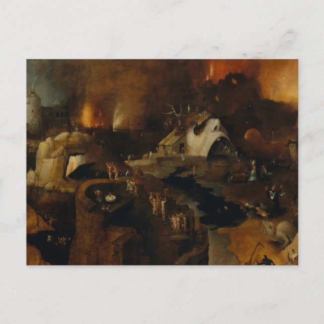 Hieronymus Bosch - Christ Descent Into Hell Postcard (Front)