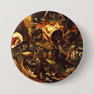 Hieronymus Bosch Christ In Limbo 7.5 Cm Round Badge