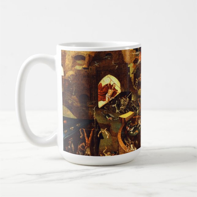 Hieronymus Bosch Christ In Limbo Coffee Mug (Left)
