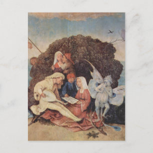 Hieronymus Bosch- Haywain (detail) Postcard