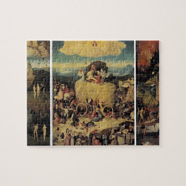 Hieronymus Bosch- Haywain Jigsaw Puzzle (Horizontal)