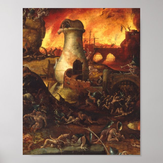 Hieronymus Bosch - Hell Poster (Front)