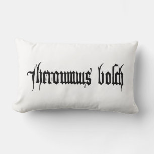 Hieronymus Bosch signature autograph painter medie Lumbar Cushion