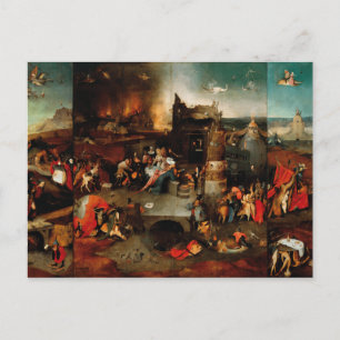 Hieronymus Bosch - Temptation Of Saint Anthony Postcard