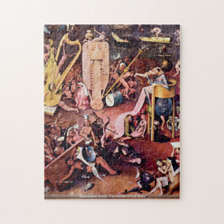 Hieronymus Bosch - The Garden of Hell detail PUZZL Jigsaw Puzzle
