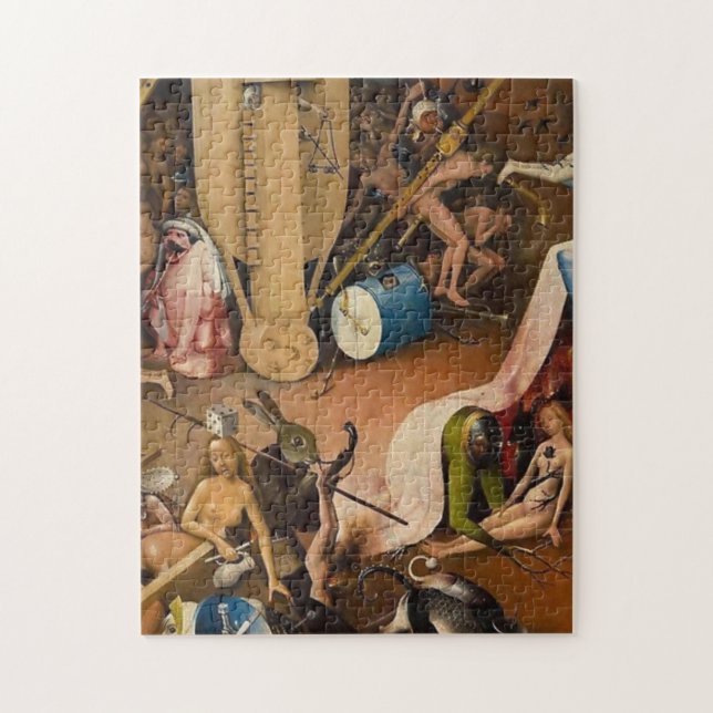 Hieronymus Bosch-The Garden of Hell Jigsaw Puzzle (Vertical)