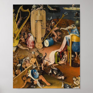 Hieronymus Bosch-The Garden of Hell Poster
