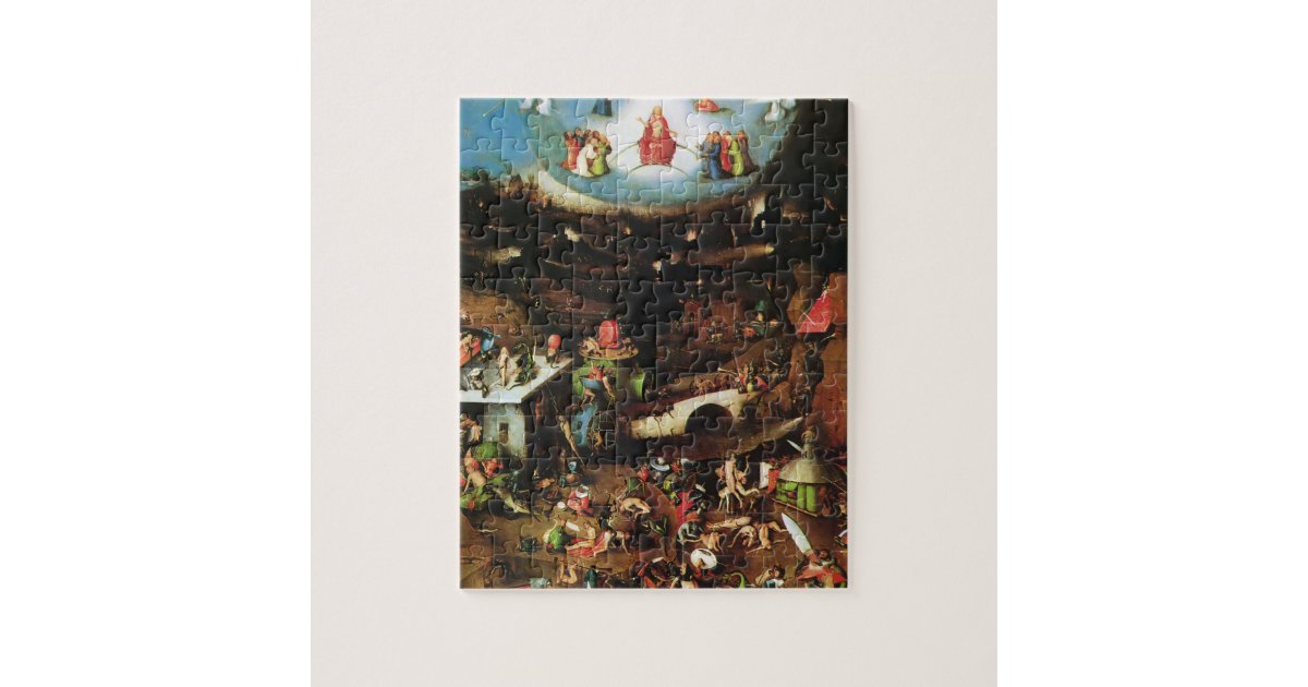 Hieronymus Bosch The Last Judgement (detail) Jigsaw Puzzle Zazzle Hieronymus Bosch The Last Judgement (detail) Jigsaw Puzzle Zazzle