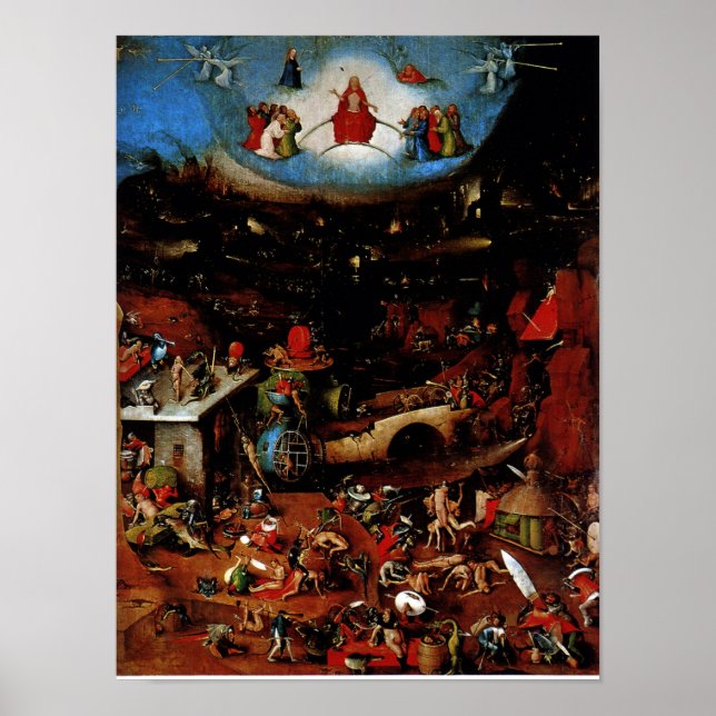 Hieronymus Bosch The Last Judgement Poster (Front)