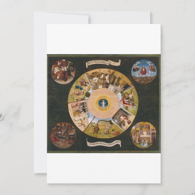 Hieronymus Bosch - The Seven Deadly Sins And The F Invitation (Front)