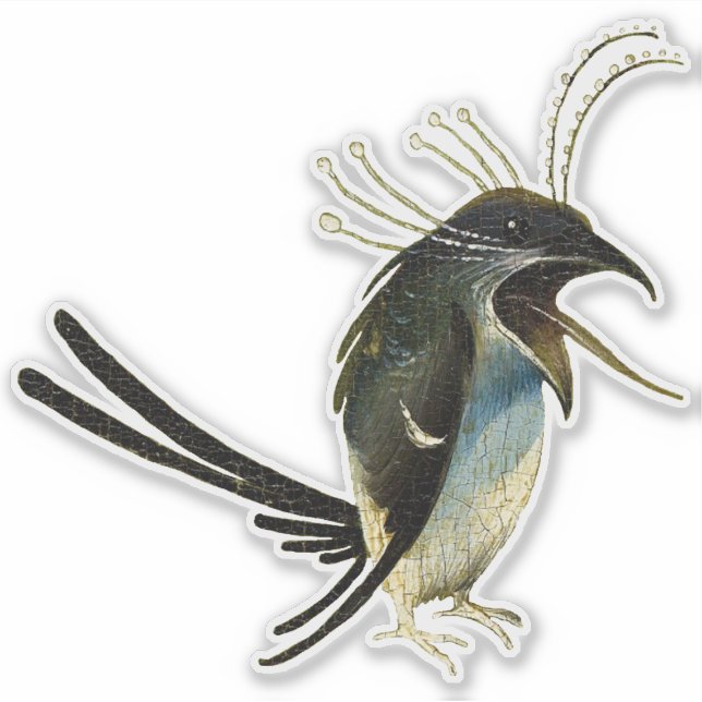 Hieronymus Bosch's Bird Vinyl Sticker (Front)