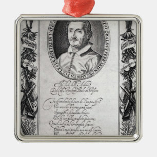 Hieronymus Frescobaldi, engraved by Christian Metal Ornament