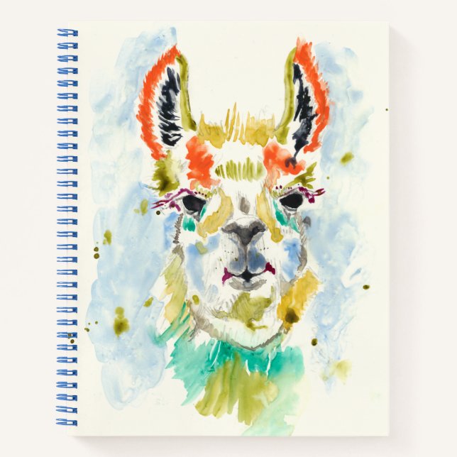 Hifi Llama - Portrait Notebook (Front)