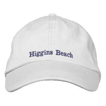 Higgins Beach Slate Grey Typography White