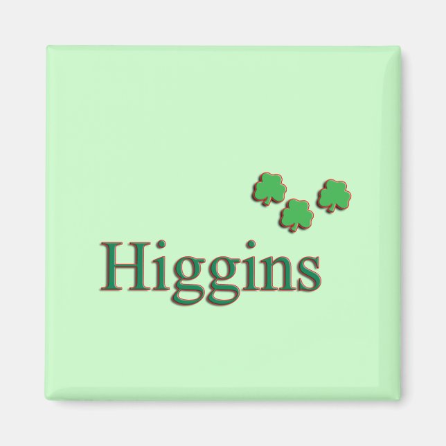 Higgins Family Magnet (Front)